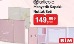 ARTİCOLO MANYETİK KAPAKLI NOTLUK SETİ